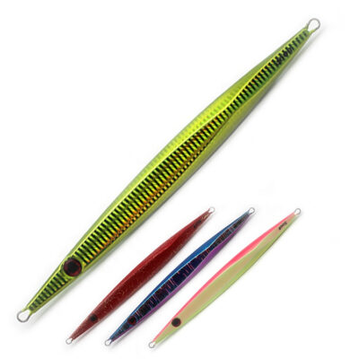 400g Fishing Jigbait Lures Glow Slow Pitch Jigging Lure Metal Saltwater Fishing Jigs