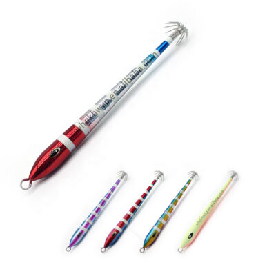 110g Saltwater Peche Fishing Metal Jigging Head with Spinner Blade Fast Slow Fall Pitch Jigs Fish Lure Bait