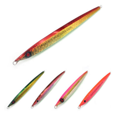 Slow Pitch Jigging Lure Vertical 100g 150g 200g 250g 300g 400gJigging Metal Fish Lures Fishing Tackle Fast Sinking Jigging Lures