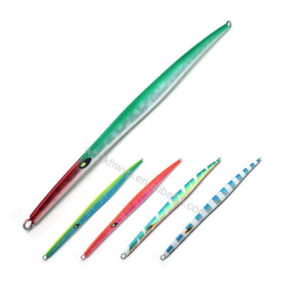 Dark Luminous Long Needle Jigs 60/80/100/120/150/180/200/250/300/400g Metal Jigging Lure Wholesale Sea Fishing Lure