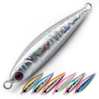 High Quality Metal Jig Lure Two Eyes Small Short Fish with Trout Hook Vertical Jigging Lures