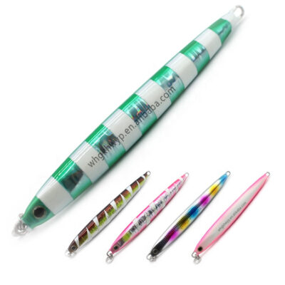 Slim long Metal Casting Jig 60g Shore Cast Jigging Spoon Fishing Lure Artificial Bait