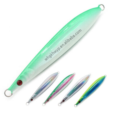 New Design 80g-100g 3D Deep Sea Fishing Lure Wholesale Artificial Bait Jigging Tuna Bass Metal Fast Drop Jig