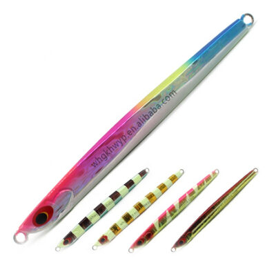Metal Luminous Jig 150g Long Cast Metal Jigs Saltwater Beach Boat Fishing Lures Jigging Tuna Lure