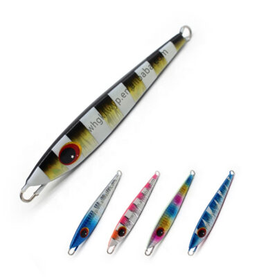 Hot Selling Deep Sea Jig Lure Pitch 80g Metal Jigging Lures Luminous Jig Bait
