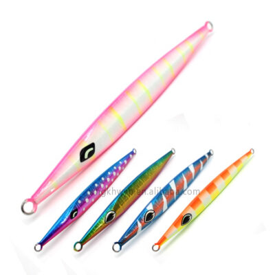 Luminous Noctilucent Metal Jig Vertical Slow Pitch Jigging Fast Sinking Fishing Jig Lure